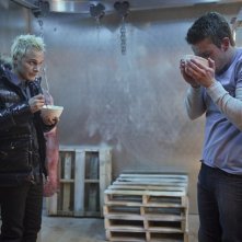 iZombie: David Anders e Robert Buckley nel finale di stagione 1