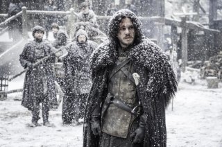 Il trono di spade: l'attore Kit Harington nell'episodio La danza dei draghi