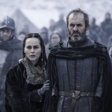 Il trono di spade: Tara Fitzgerald e Stephen Dillane nell'episodio La danza dei draghi
