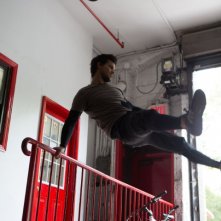 Tracers: Taylor Lautner in una scena d'azione