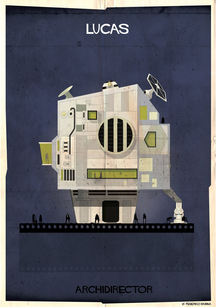 Federico Babina la 'casa' ispirata a George Lucas