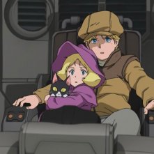 Mobile Suit Gundam - The Origin I - Blue-Eyed Casval: una scena tratta dal film