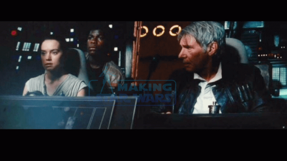 Il risveglio della forza: Han Solo alla guida del Falcon