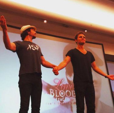 Love and Blood Convention a Roma - Paul Wesley e Ian Somerhalder