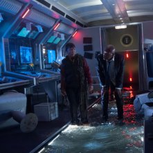 Big Game - Caccia al Presidente: Samuel L. Jackson insieme a Onni Tommila in una scena del film