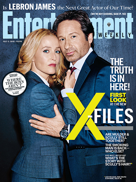 X-Files: la copertina di Entertainment Weekly dedicata allo show
