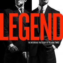 Legend: il poster del film con protagonista Tom Hardy