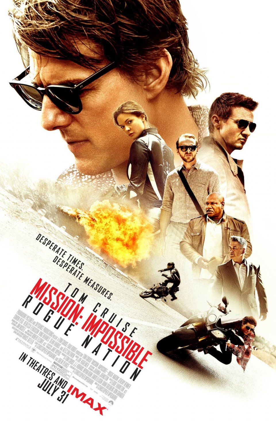 Mission: Impossible - Rogue Nation, un poster vede riunito tutto il cast