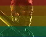 Schwarzy 'arcobaleno' risponde ad un fan che lo critica