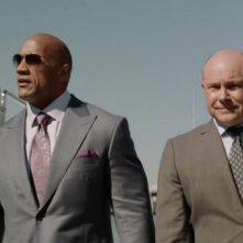 Ballers: Dwayne Johnson e Rob Corddry in una foto del primo episodio