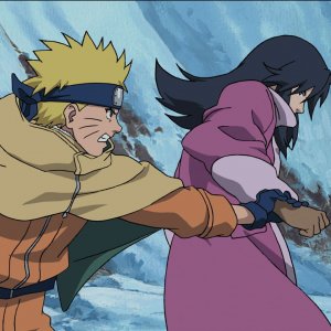 Naruto - Il film: La primavera nel paese della neve, una scena del film animato