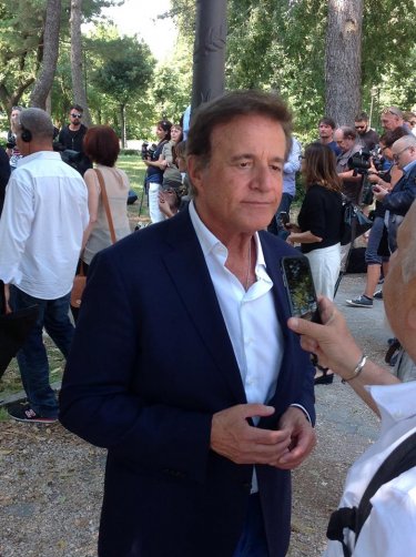 Christian De Sica alla presentazione del listino Medusa 2015-2016