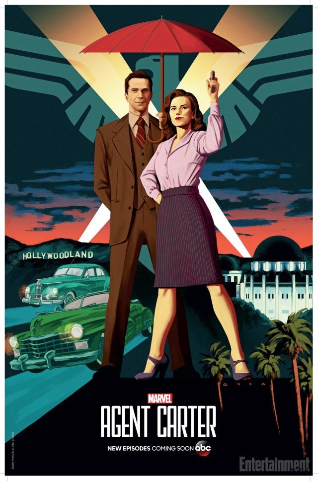 Agent Carter: il poster della seconda stagione realizzato per il Comic-Con