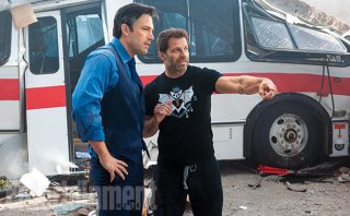 Batman v Superman: Dawn of Justice - Ben Affleck e Zack Snyder sul set