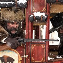 The Hateful Eight: Kurt Russell e Samuel L. Jackson sulla diligenza