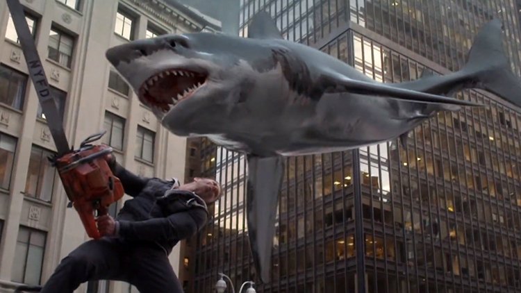 Sharknado - una scena del film