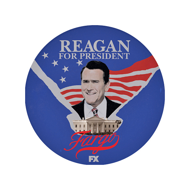 Fargo: Bruce Campbell nei panni di Ronald Reagan in un'immagine promozionale