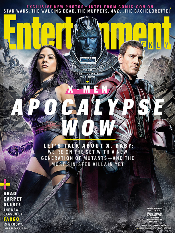 X-Men: Apocalypse - la copertina di EW dedicata al film