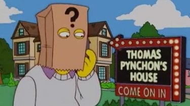 L'ineffabile romanziere Thomas Pynchon nella versione de I Simpson