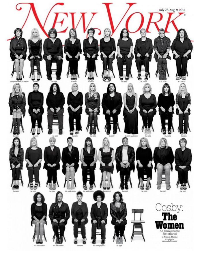 Bill Cosby: la copertina del New York magazine raccoglie le sue 35 accusatrici