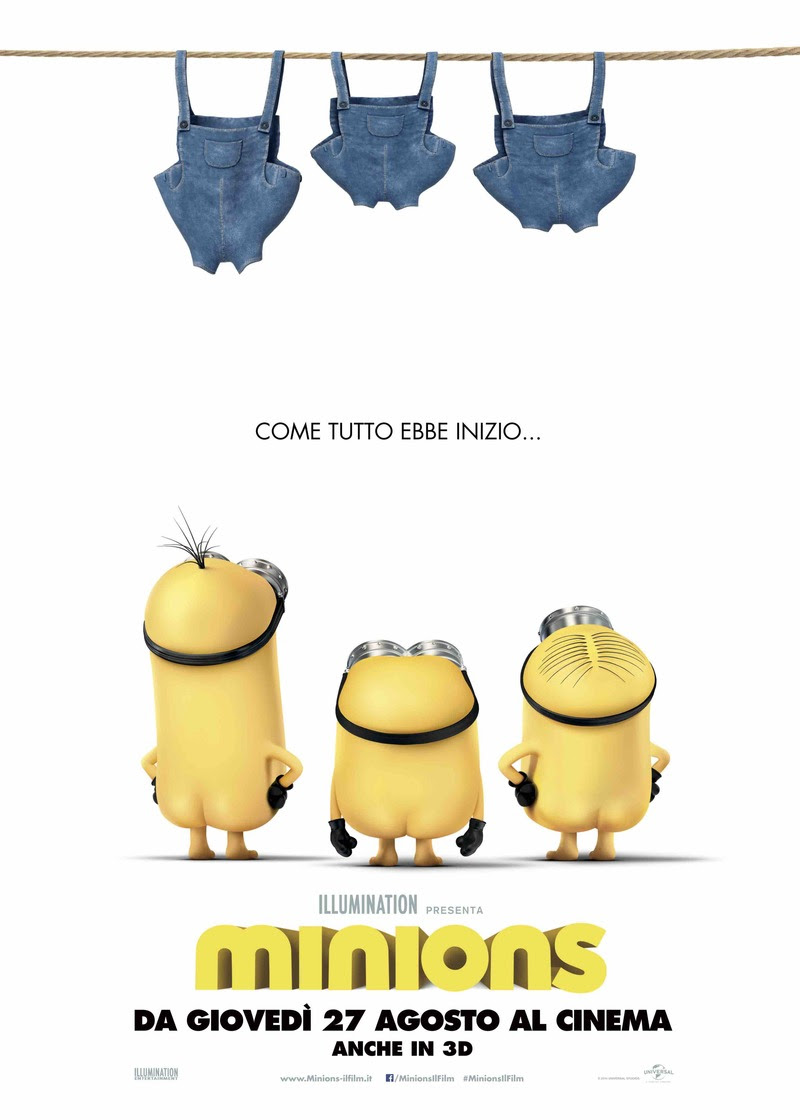 La locandina italiana di Minions