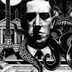 Un'illustrazione ispirata a H.P. Lovecraft