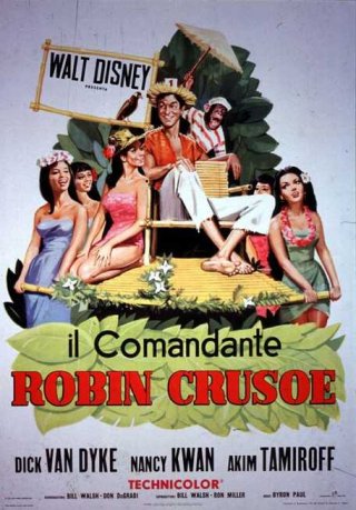 Locandina di Il comandante Robin Crusoe