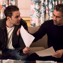 True Detective: gli attori Taylor Kitsch e Colin Farrell in Black Maps and Motel Rooms