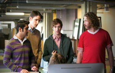 Una scena di Silicon Valley