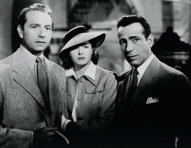 Casablanca: una pscena con Paul Henreid, Ingrid Bergman e Humphrey Bogart