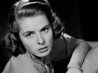 Uno splendido primo piano di ingrid Bergman