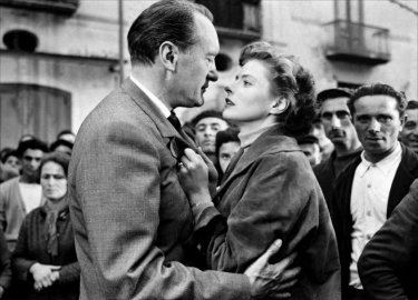 Ingrid Bergman e George Sanders in Viaggio in Italia