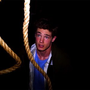 Reese Mishler in un'inquietante immagine di The Gallows - L'esecuzione