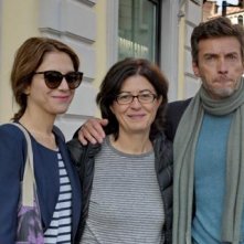 In un posto bellissimo: Isabella Ragonese, Giorgia Cecere e Alessio Boni in un'immagine promozionale del film