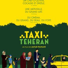 La locandina francese di Taxi Teheran