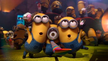 Minions: un'immagine festosa del film animato