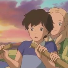 Quando c'era Marnie: Anna e Marnie su una barca in un momento del film animato