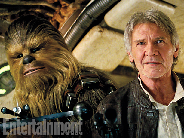 Star Wars: Episodio VII - Il Risveglio della Forza: Chewbacca e Han Solo (Harrison Ford)
