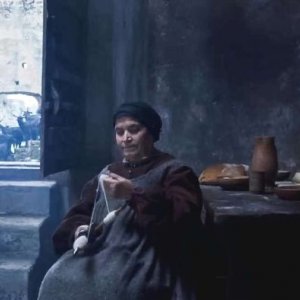 Pastorale cilentana: una scena del film in interni