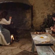 Pastorale cilentana: due donne lavorano in casa