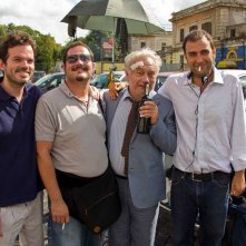 Bolgia totale: un'immagine promozionale con il regista Matteo Scifoni e l'attore Giorgio Colangeli
