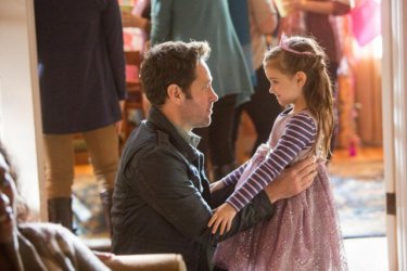 Ant-Man: Paul Rudd con la piccola Abby Ryder Fortson