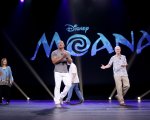 Dwayne Johnson presenta 'Moana' al D23