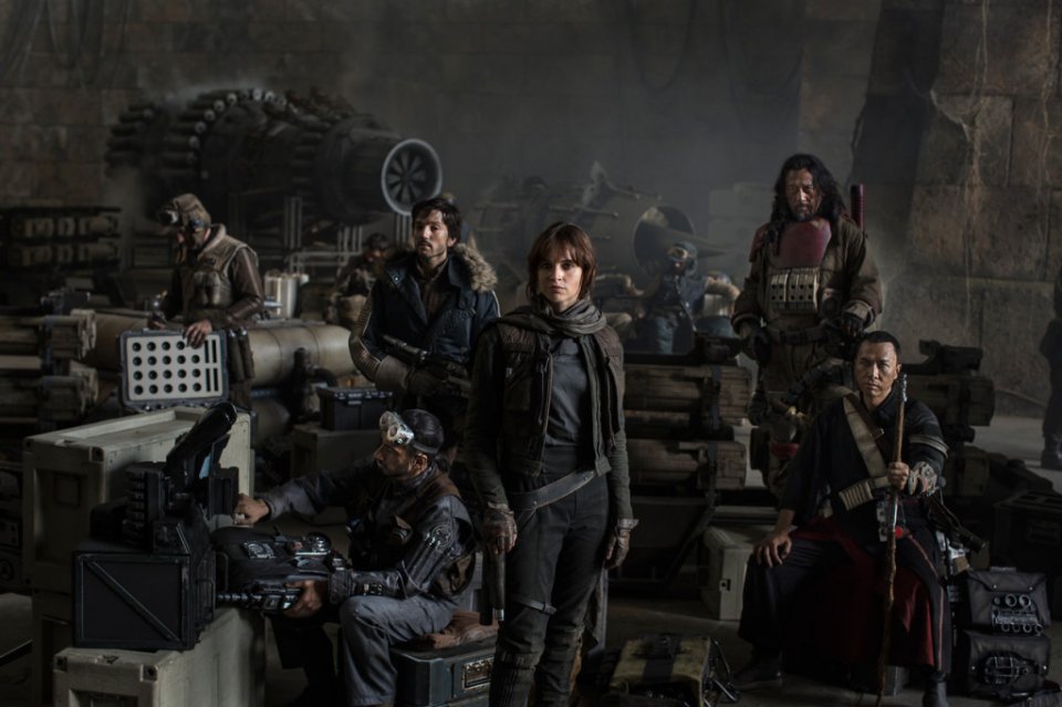 Star Wars Anthology: Rogue One - Riz Ahmed, Diego Luna, Felicity Jones, Jiang Wen and Donnie Yen in the first official photo