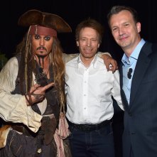 Johnny Depp, Jerry Bruckheimer, Sean Bailey al D23