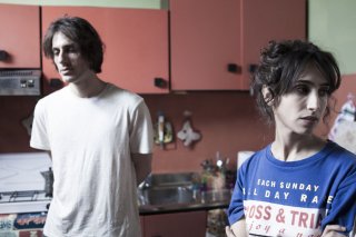 Non essere cattivo: Silvia D'Amico e Luca Marinelli in un momento del film