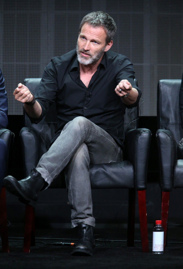 Stephen Moyer con nuovo look durante la presentazione di The Bastard Executioneer