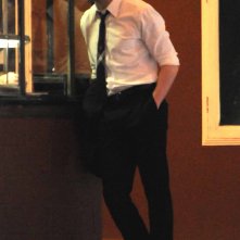 La La Land: Ryan Gosling durante un ciak del film