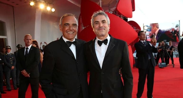 Alfonso Cuaron e Alberto Barbera a Venezia 2013