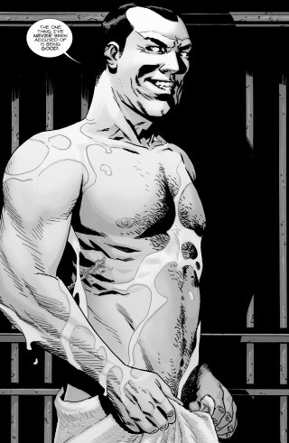 The Walking Dead, un'immagine di Negan dalla graphic novel
